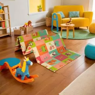 Playmat Lipat Motif Hewan Angka A1