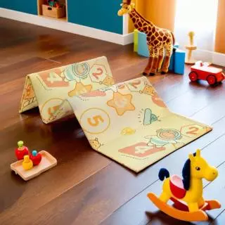 Playmat Lipat Motif Hewan Angka C1