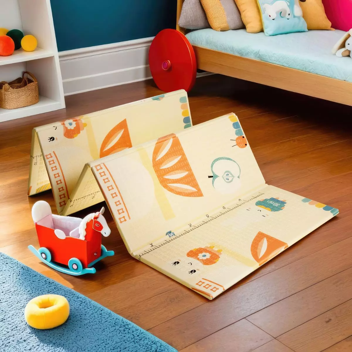 Playmat Lipat Motif Kelinci Mangkok J1