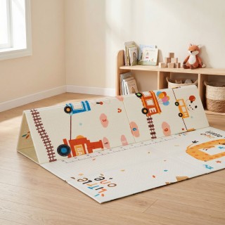 Playmat Lipat Motif E Kereta Hewan Peliharaan