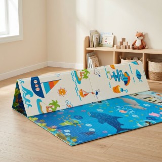 Playmat Lipat Motif M Dunia Berlayar Musik Bawah Laut