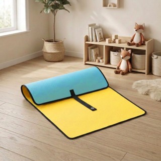 Tikar Gulung & Tikar Lipat Biru-Kuning